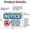 Signmission Do Not Place Objects On Top Sign With Symbol, 5 in W x Rectangle, Vinyl Decal OS-2PACK-NS-D-35-L-11334 - alternate 5